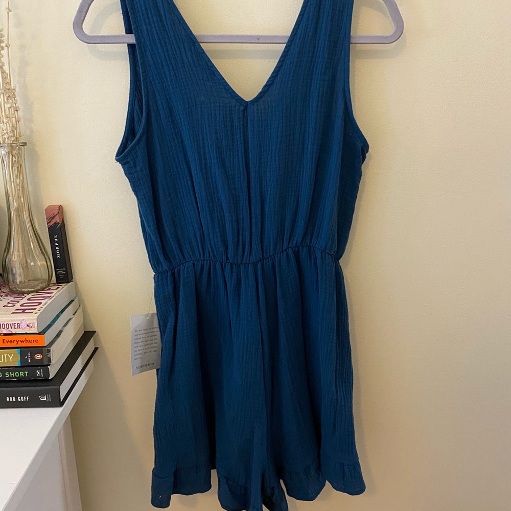 Nordstrom Navy blue medium romper
